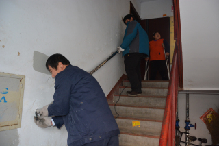 图为改造现场
