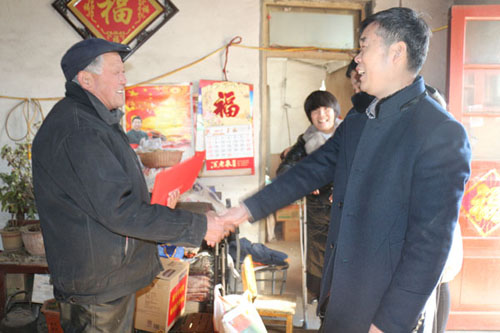 图为走访现场