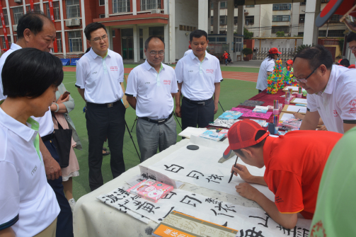 图为才艺展示