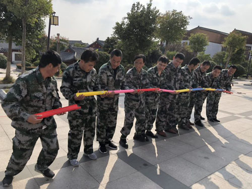 图为训练中