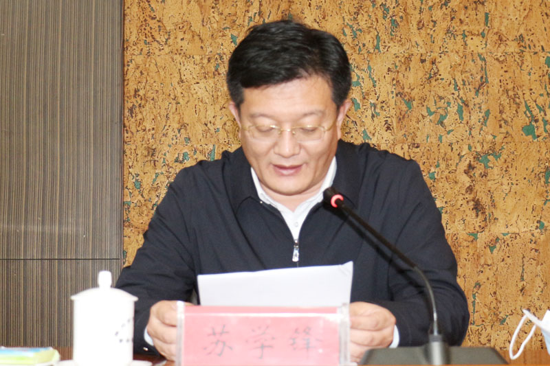 滕州市委副书记苏学锋发表讲话