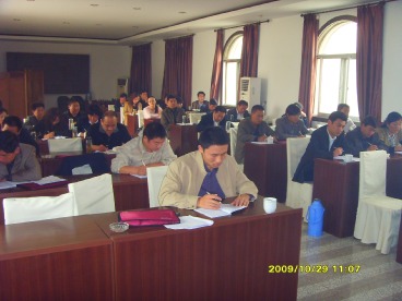 市残联对全市乡镇（街道）残联理事长进行培训