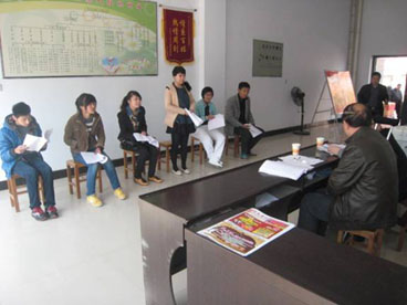 图为选拔赛现场