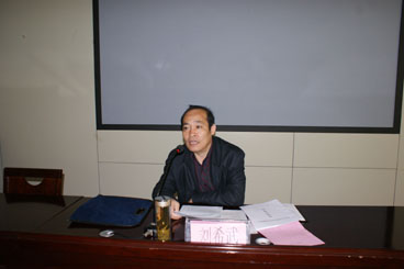 市残联副理事长刘希武授课