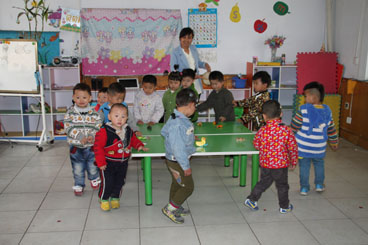 图为实习现场