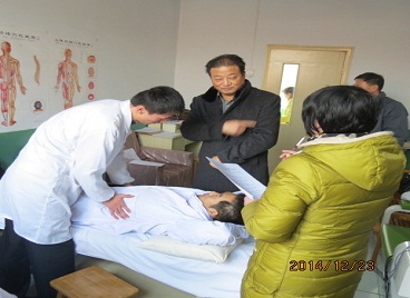 图为分管领导视窗考场
