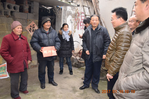 图为走访现场