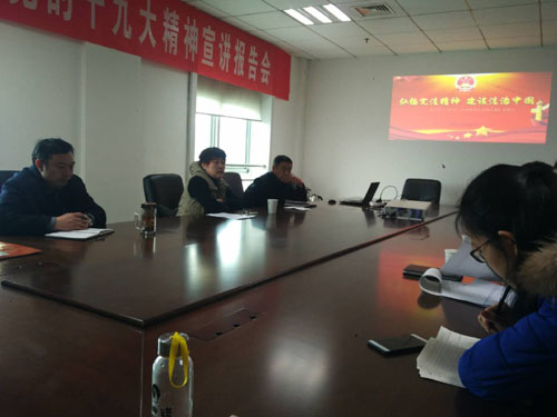 图为王秋玲主任在专题会上讲话