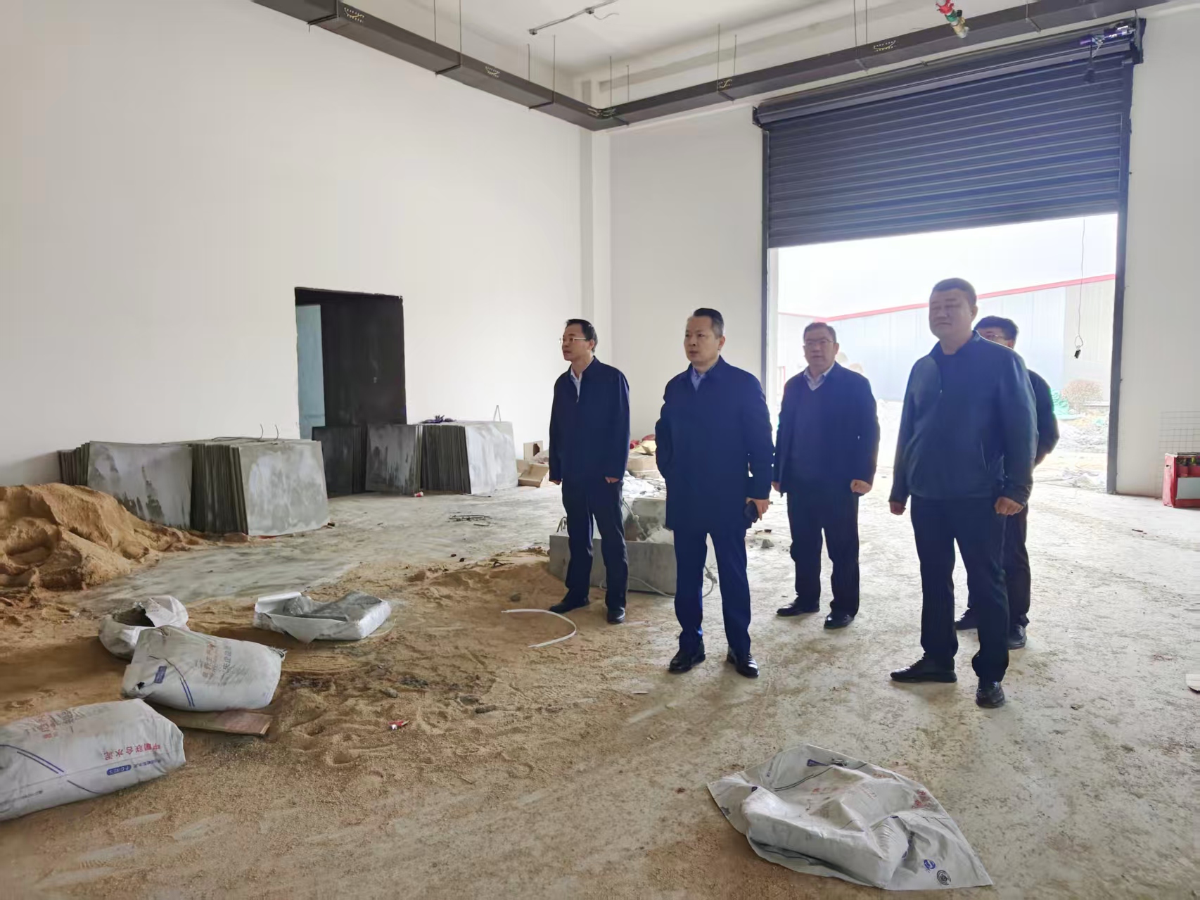 市残联到山亭区调研帮包重点项目